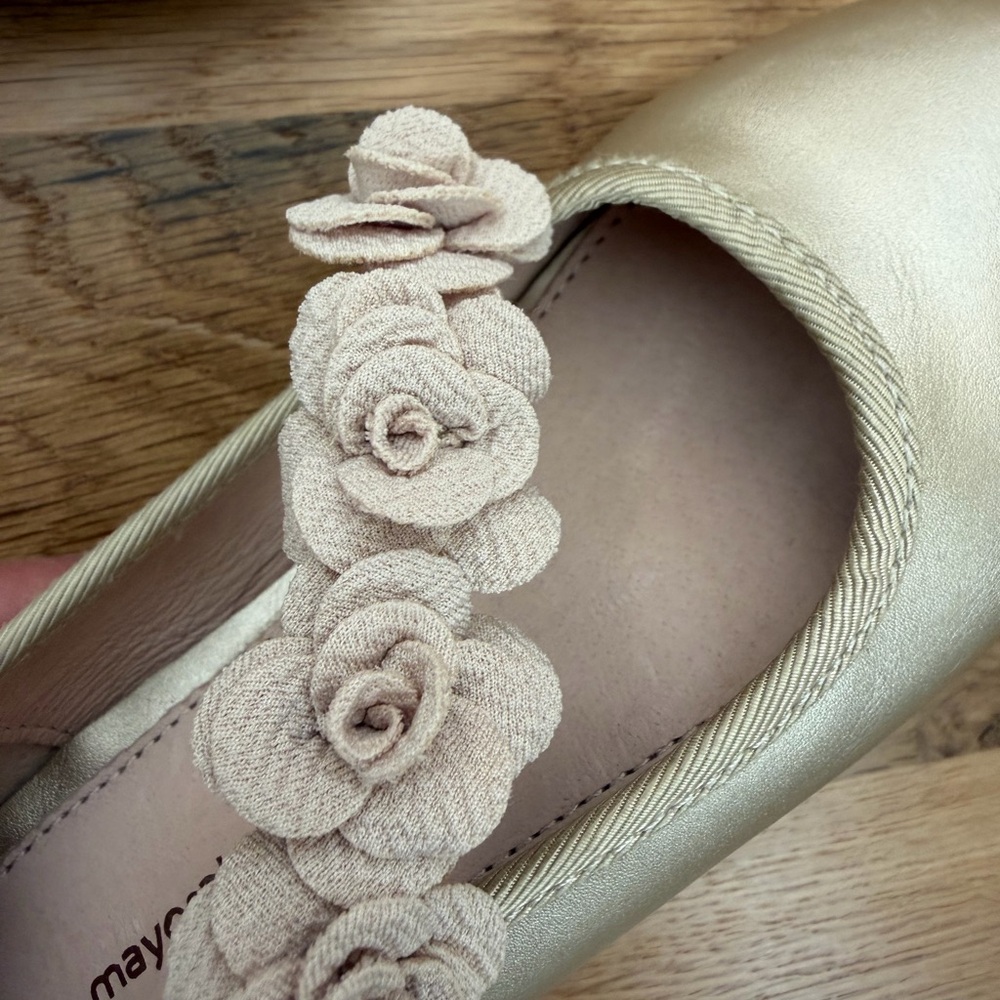 Mayoral Dress Shoes with Floral Detail